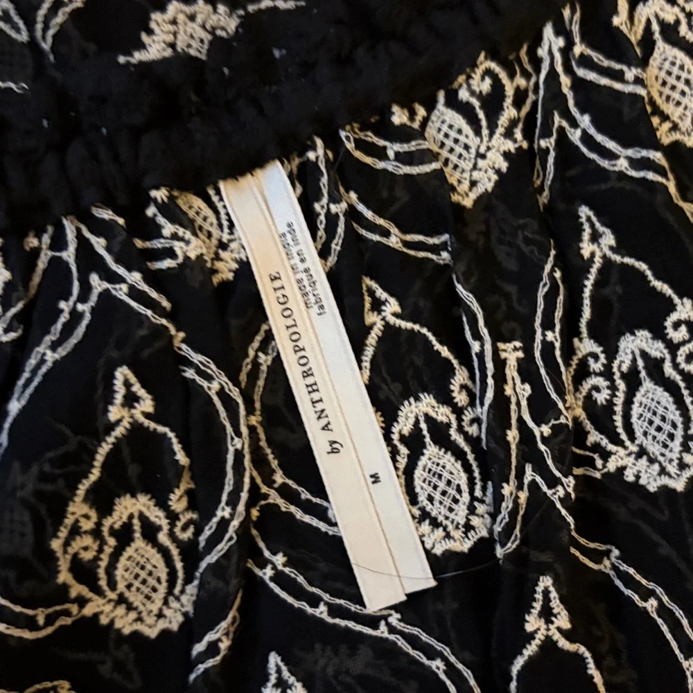 Anthropologie Black and White Lace Dress - Picture 5 of 5